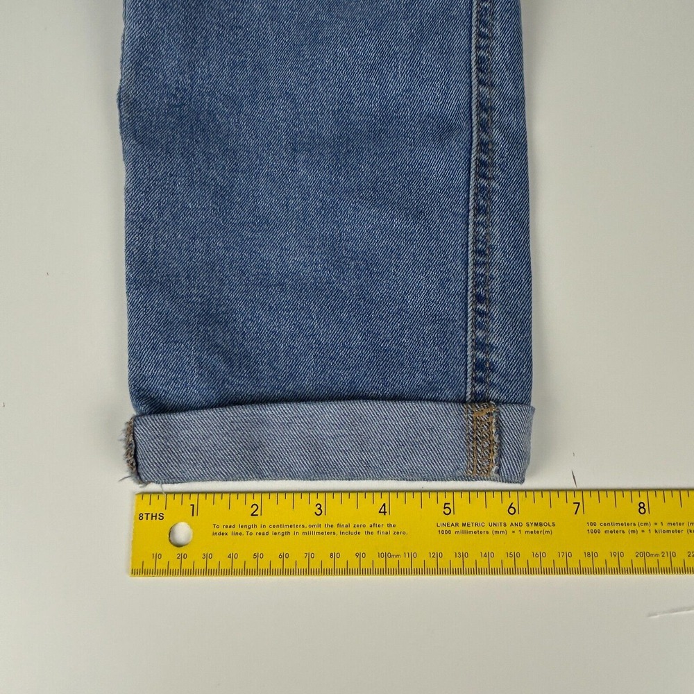 Levi's Jeans Womens 8 30x25 Signature Boyfriend Heritage Cropped High Rise Blue - Picture 13 of 15